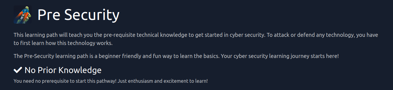 Pre Security Path Pre Security Path