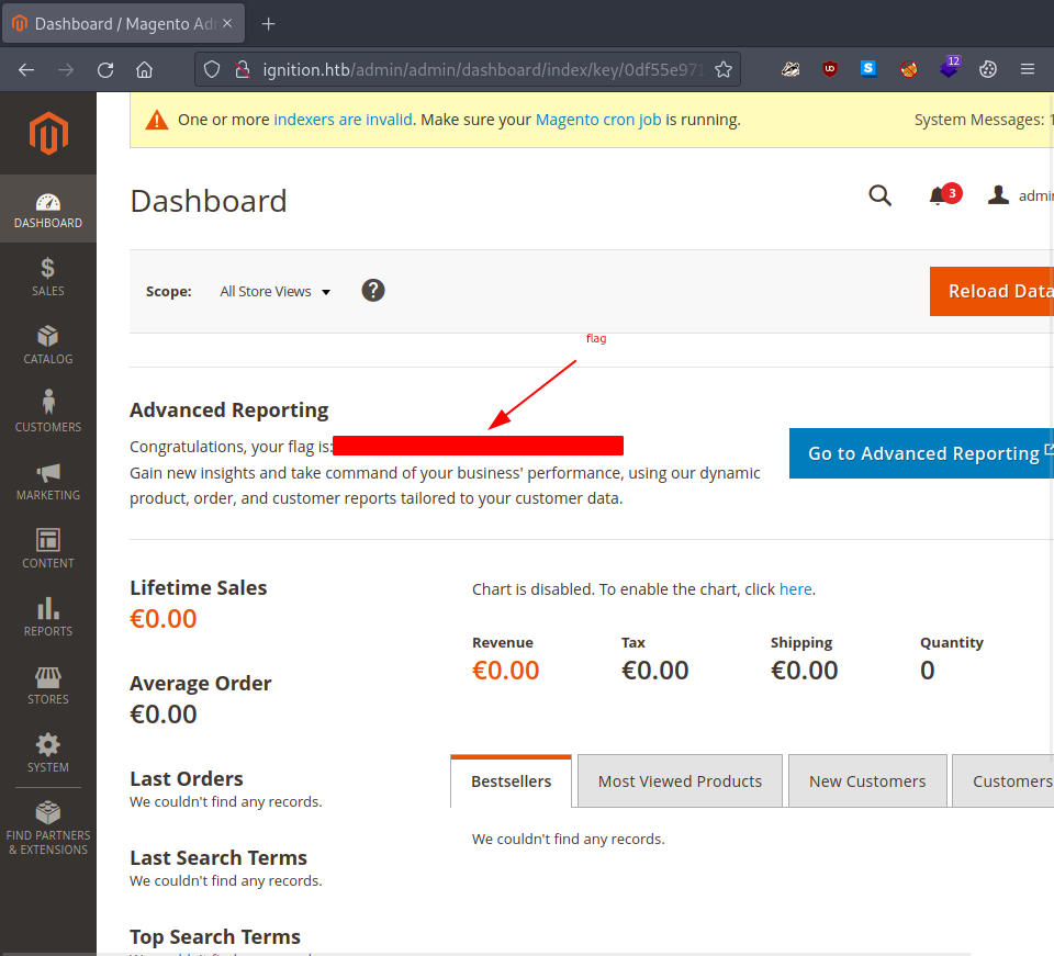 Magento-post-log-in-flag