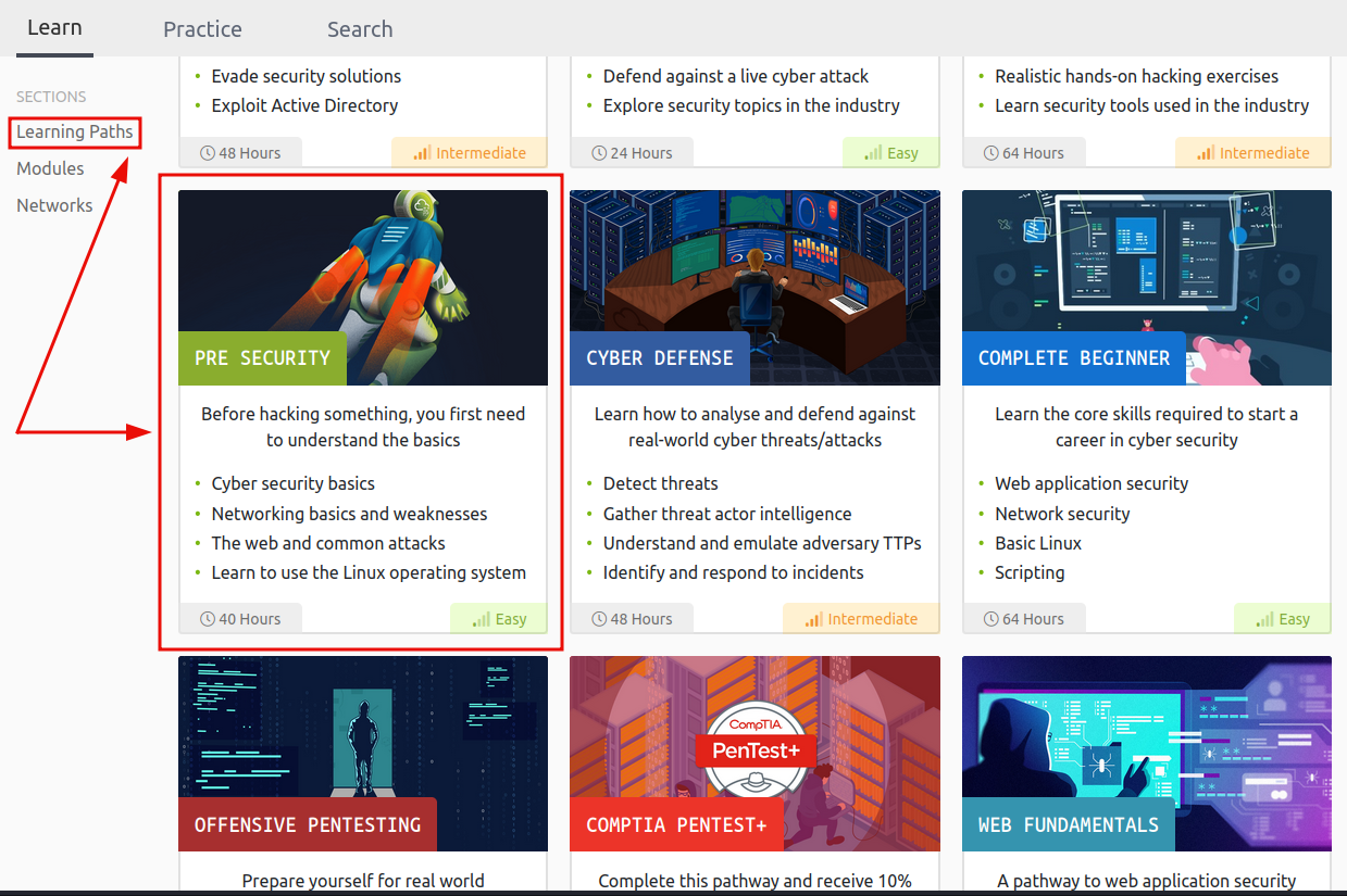 Selecting the Pre Security Path Selecting the Pre Security Path