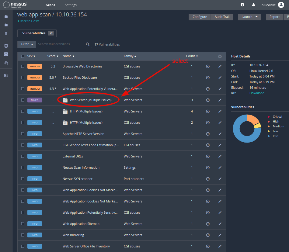 Web application scanning - 5
